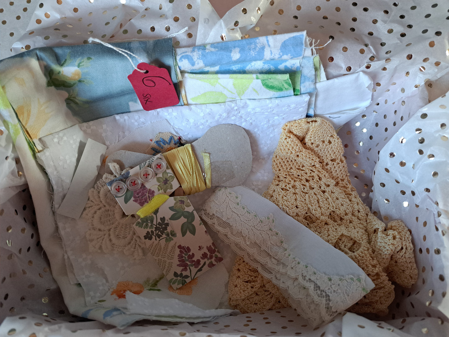 Blues and Yellows - Shown in gift box this is an extra charge add on